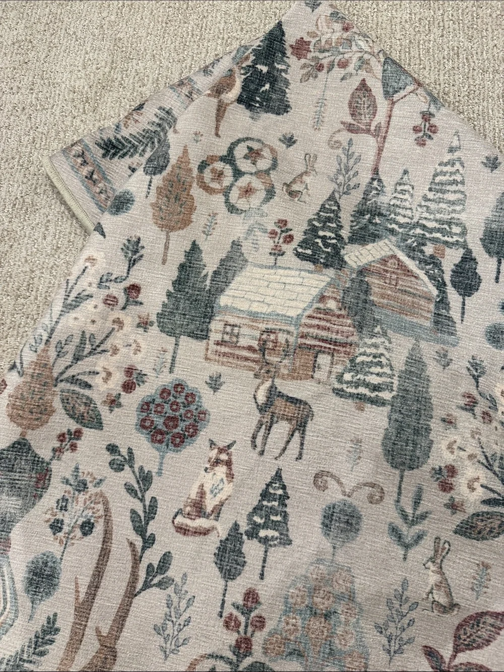 Ruggable • 6’ Round Juniper Neutral Multicolor Flatwoven Washable Rug